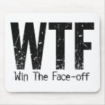 WTF: Win The Face-off mousepads