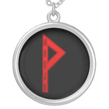 Wunjo Rune red Necklaces