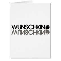 Wunschkind - schwarz karte