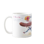 Wurst Girl Exaggeration Vintage Card mugs
