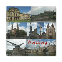 würzburg fridge magnet