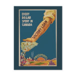 WW1 Canadian Poster - Prosperity Arm postcards
