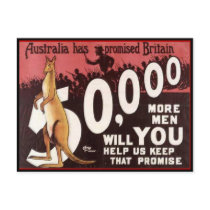 WW1 Collectors Card 1914 AUSTRALIA PROPAGANDA Post Cards