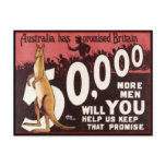 WW1 Collectors Card 1914 AUSTRALIA PROPAGANDA postcards