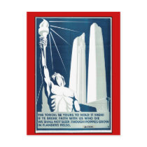 WW1 Collectors Card 1914 CANADA PROPAGANDA Postcard