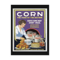 WW1 Food Administration Poster Post Card