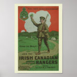 "WW1 Irish Canadian Rangers" posters