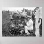 WW1 Machine Gun, 1917 Poster