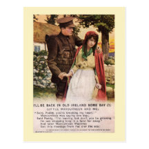 WW1 Songcard Postcards