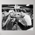 WW2 Aircraft Factory, 1940s posters