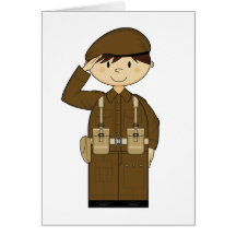 WW2 British Army Private Card
