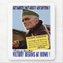 WW2 Bull Halsey Poster Mousepad