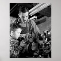 WW2 New Jersey Machine Shop, 1942 Print