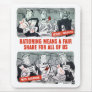 WW2 Rationing Cartoon Mouse Pads