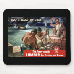 WW2 US Army Poster Mouse Pad