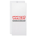 WWBCD...What Would a Baseball Coach Do? Rack Card Design