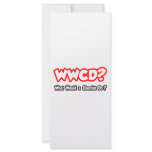 WWCD...What Would a Chemist Do? rack cards