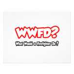 WWFD...What Would a Firefighter Do? Personalised Invitation