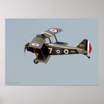 WWI Biplane Poster