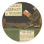 WWI Camp Library stickers