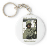 WWI German War Bond Poster keychains