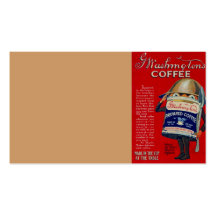 WWI Instant Coffee Ad Business Card Templates