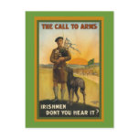 WWI Irish Recruiting Poster postcards