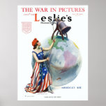 WWI James Montgomery Flagg Leslie's Magazine Print