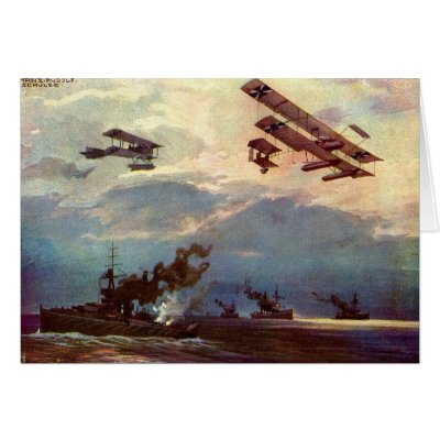 WWI Naval Battle Cards by figstreetstudio