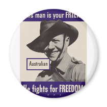 WWII Australian Magnets