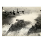 WWII B-24s over Ploesti Oil Fields Post Card