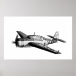 WWII fighter aeroplane posters