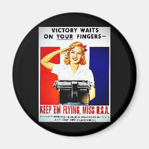 Wwii Flying2 Magnets