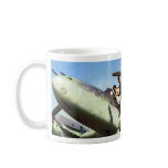 WWII German Bf-110 + Pilot mugs