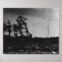 WWII Hiroshima After Atomic Bomb Posters