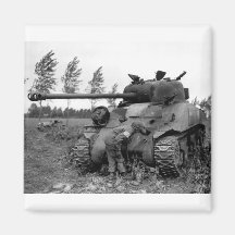 WWII KIA British Firefly Tank, Holland Magnets