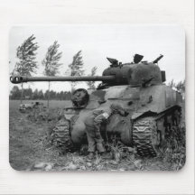 WWII KIA British Firefly Tank, Holland Mousemat