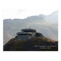 WWII Lookout Bunker on Unalaska Island Post Cards