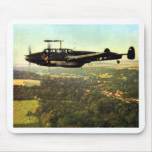 WWII Low Flying German ME-110 Mousepad