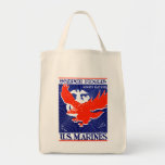 WWII Marine Corps Poster Bags