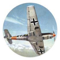 WWII ME-109 Aircraft in Flight