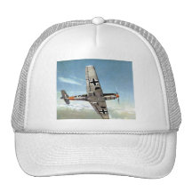 WWII ME-109 Aircraft in Flight Trucker Hats