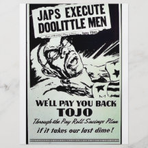 Wwii Pay Back Personalized Flyer
