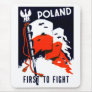 WWII Poland, First to Fight Poster Mouse Pads