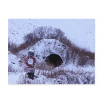 WWII Quonset Hut in Winter, Unalaska Island Post Cards