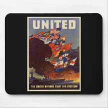 WWII United Nations Mousepads