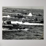 WWII US Marines invade Iwo Jima posters
