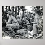 WWII US Marines on Peleliu posters