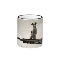 WWII USCG Dog named Kelly mugs