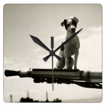 WWII USCG Dog named Kelly wall clocks